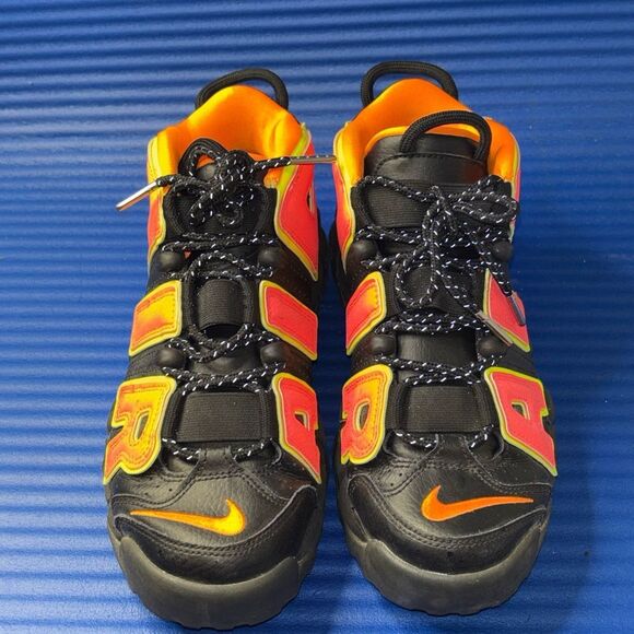 Size 7.5- Women’s Nike Air More Uptempo High Top Sneakers Black 917593-002 - Picture 4 of 8